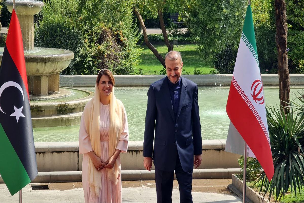 وزیر امور خارجه ایران از همتای لیبیایی خود استقبال کرد