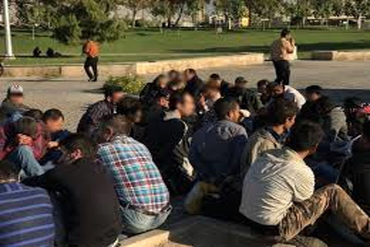 انتقال  ۱۵۰ نفر از معتادین متجاهر  به مرکز ترک اعتیاد توسط پلیس