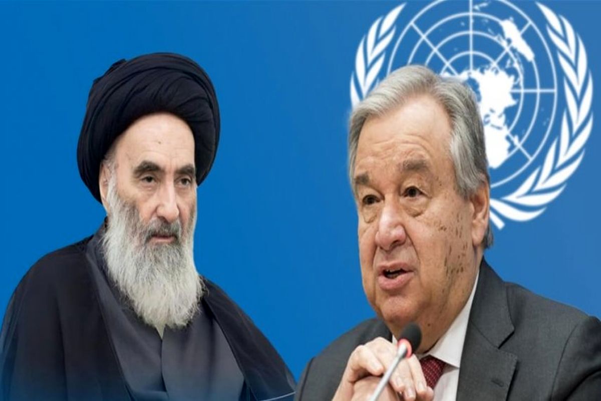 پاسخ گوترش به نامه آیت‌الله الله سیستانی: اسلام هراسی را که به تشدید تنش‌ها منجر می‌شود محکوم می‌کنم/ سازمان ملل مصمم است قطعنامه شورای حقوق بشر را به طور کامل اجرا کند