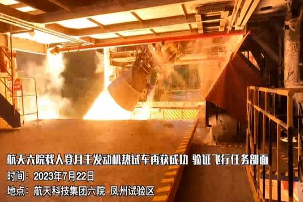 آزمایش موفق موتور جدید چین برای موشک لانگ‌مارچ-۱۰