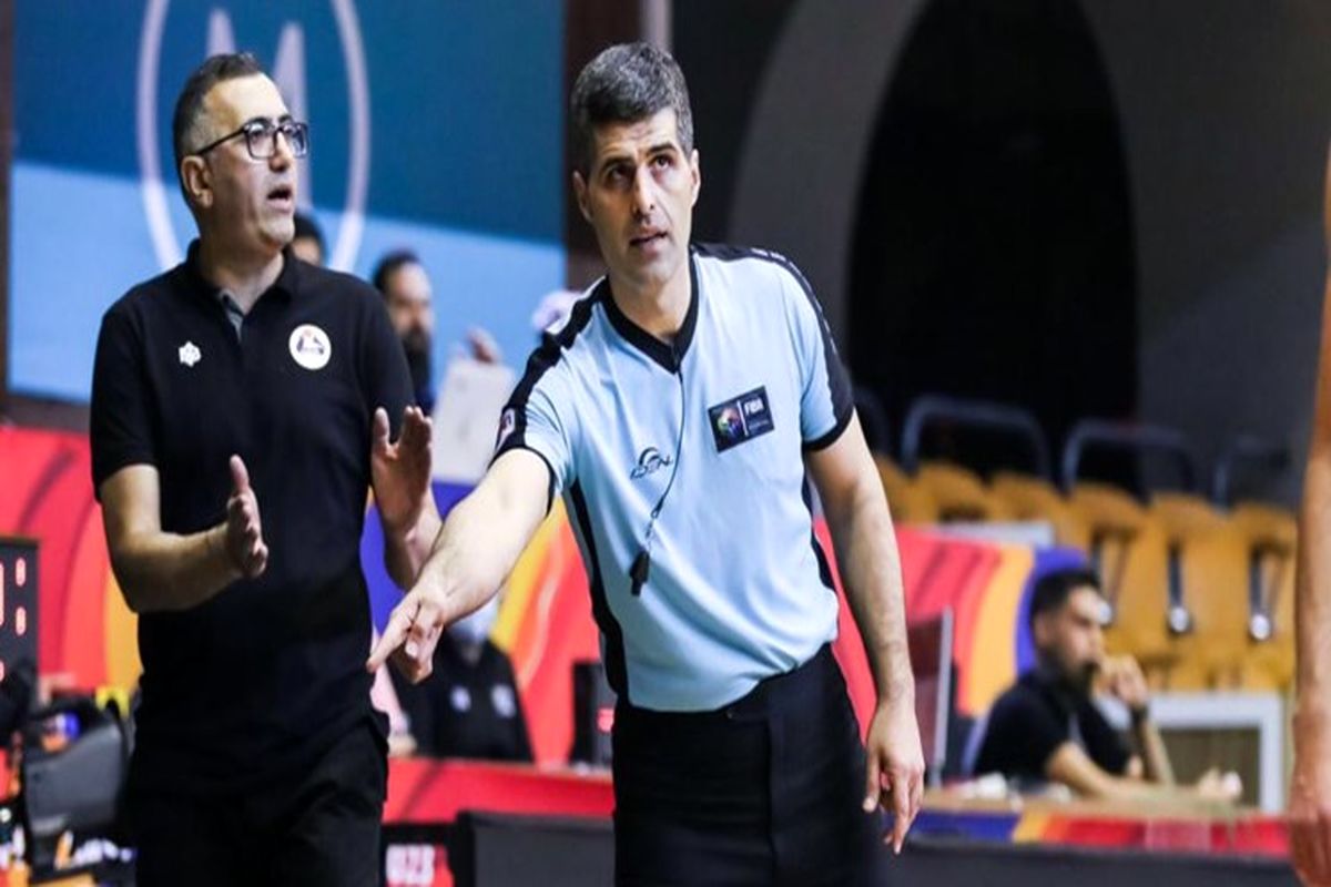 قضاوت داور ایرانی در مسابقات بسکتبال بازی‌های آسیایی