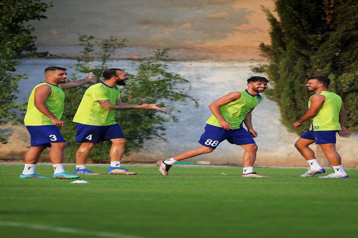 استقلالی‌ها وزنه زدند و تمرین کردند