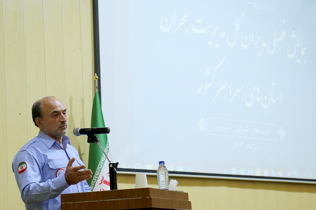 رئیس سازمان مدیریت بحران کشور: در مقابله با مخاطرات چند سال اخیر موفق بوده‌ایم