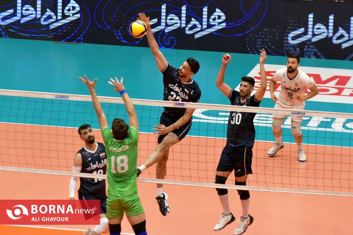 صعود مردان والیبال ایران به مرحله نیمه‌ نهایی قهرمانی آسیا