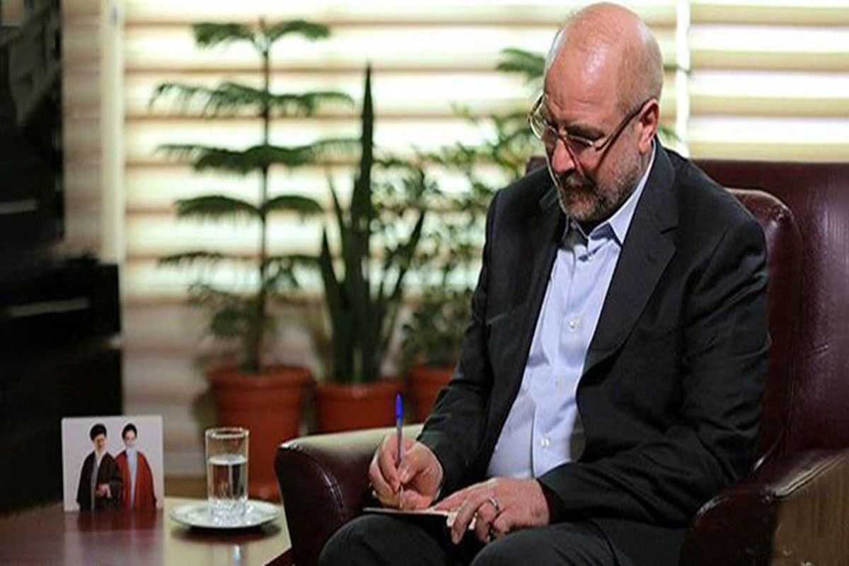 قالیباف قانون تشکیل سازمان پدافند غیرعامل را به رئیسی ابلاغ کرد