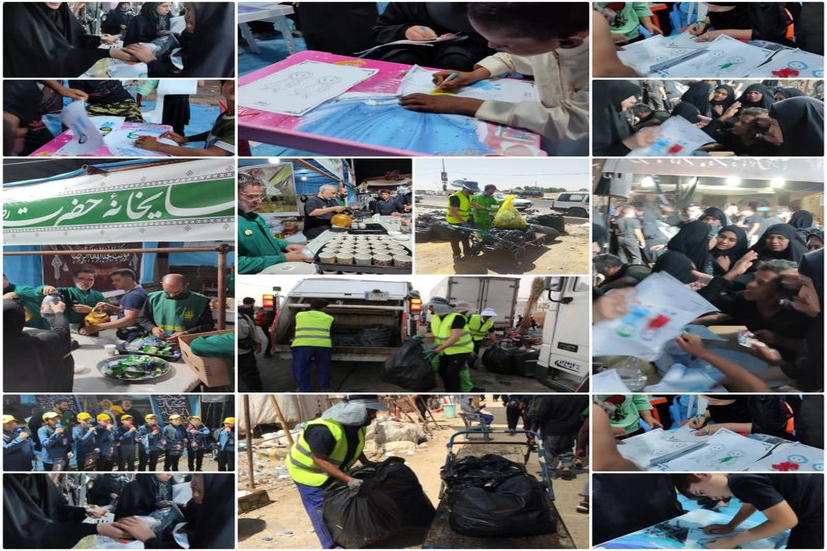 جمع آوری هزار تن زباله از مسیر طریق الحسین(ع) طی ۱۰ روز گذشته