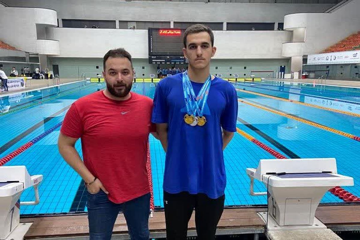کسب ۳ مدال طلا و نقره شناگر کردستانی در رقابت های قهرمانی کشور