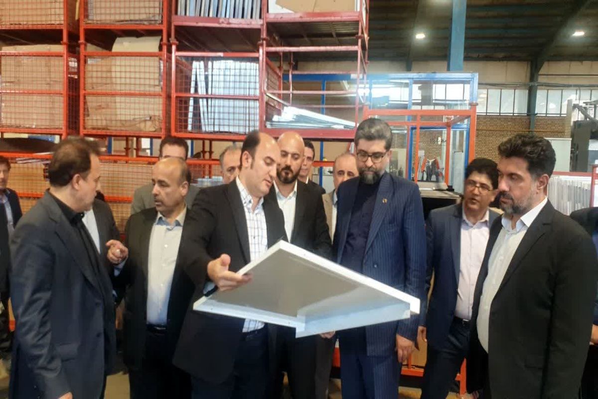 معاون وزیر صمت از کارخانه مهیارگاز در شهرک صنعتی لیا بازدید کرد