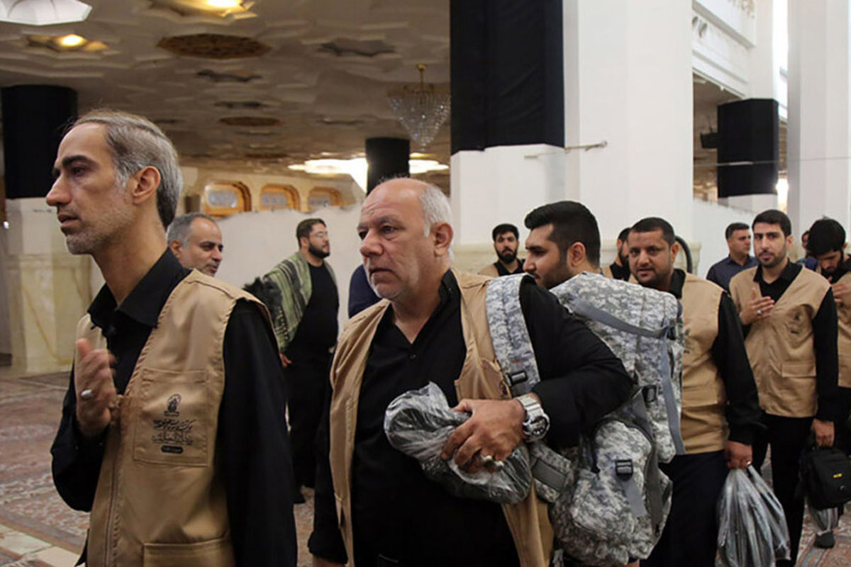 اعزام ۱۲۰ نفر از خادمین موکب آستان مقدس حضرت معصومه (س) به عراق