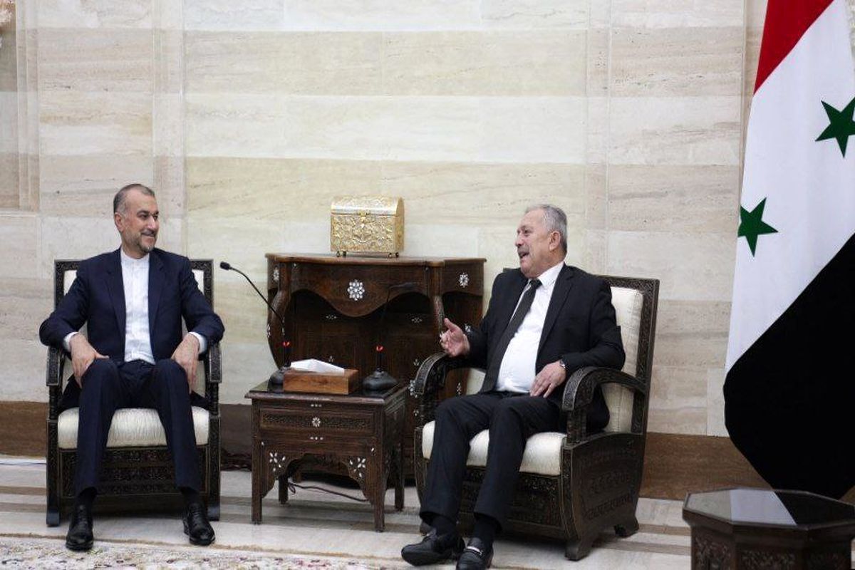 تقویت پیوندها محور گفت‌وگوی امیرعبداللهیان و نخست وزیر سوریه
