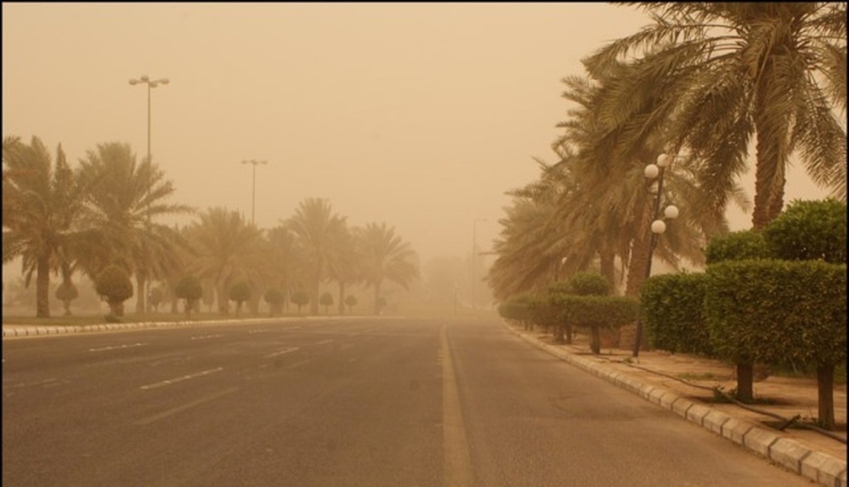 وقوع غبار محلی و افزایش موج دریایی در خوزستان