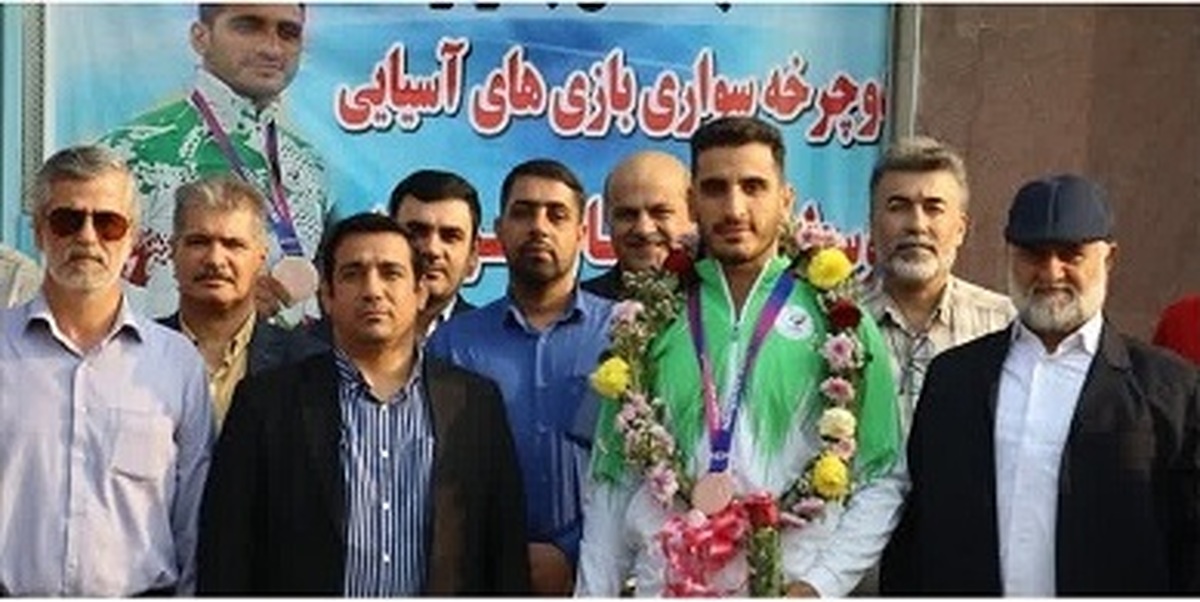 مراسم استقبال از ملی پوش پارادوچرخه سواری خوزستان برگزار شد