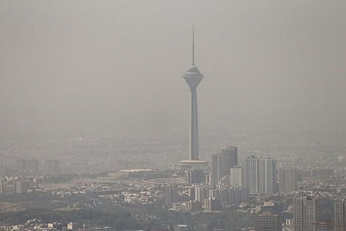 کیفیت ناسالم هوای تهران برای گروه‌های حساس