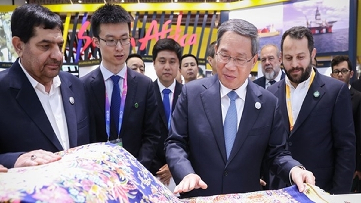 پاویون ایران در نمایشگاه بین‌المللی واردات چین افتتاح شد