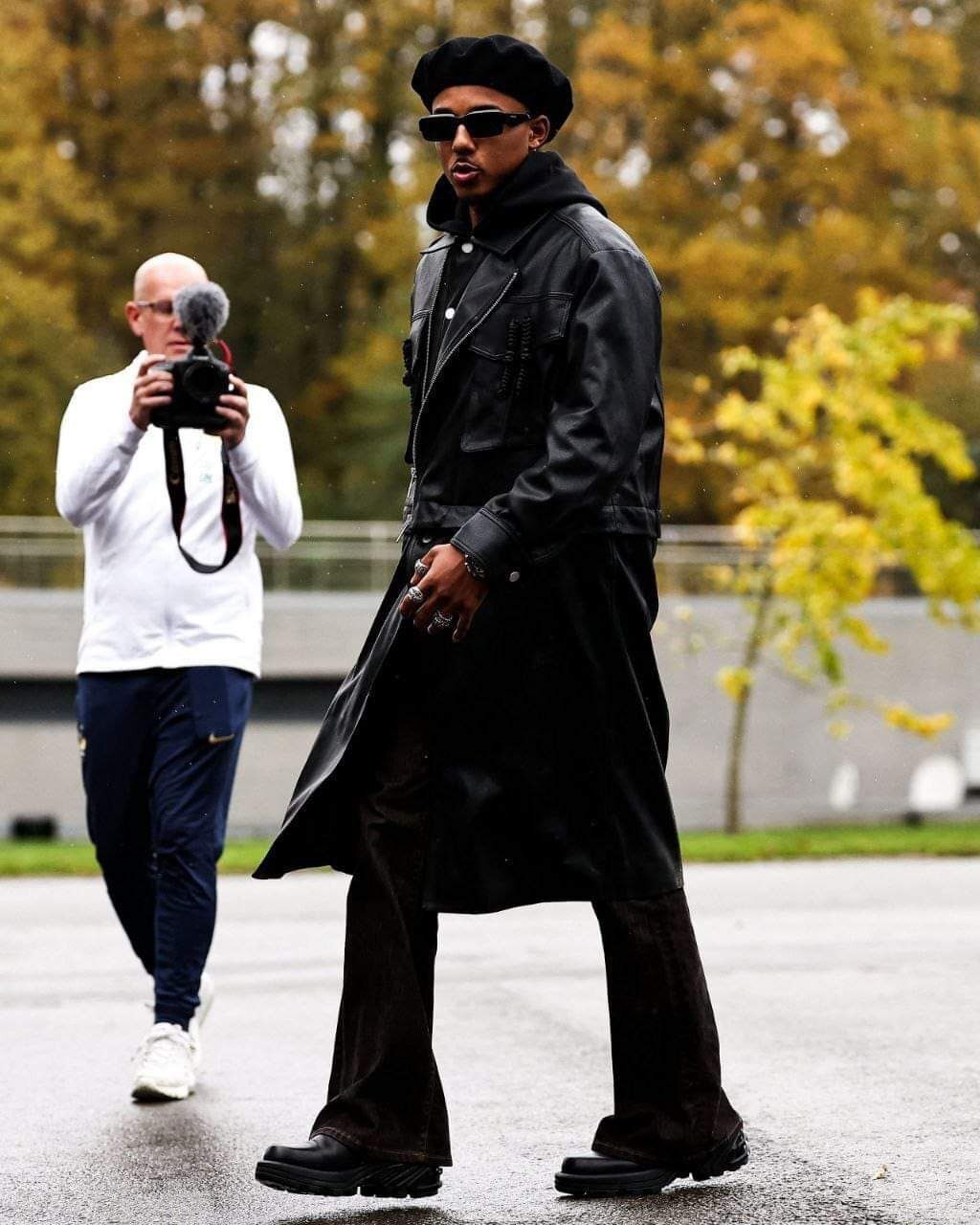 ظاهر عجیب مدافع بارسلونا در اردوی تیم ملی فرانسه +عکس