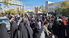 مردم قزوین در حمایت از مظلومان فلسطین راهپیمایی کردند 