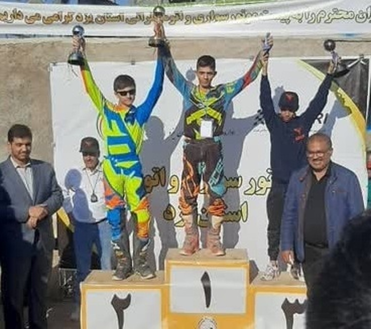 ورزشکار خوزستان قهرمان رقابت های موتورکراس کشور شد