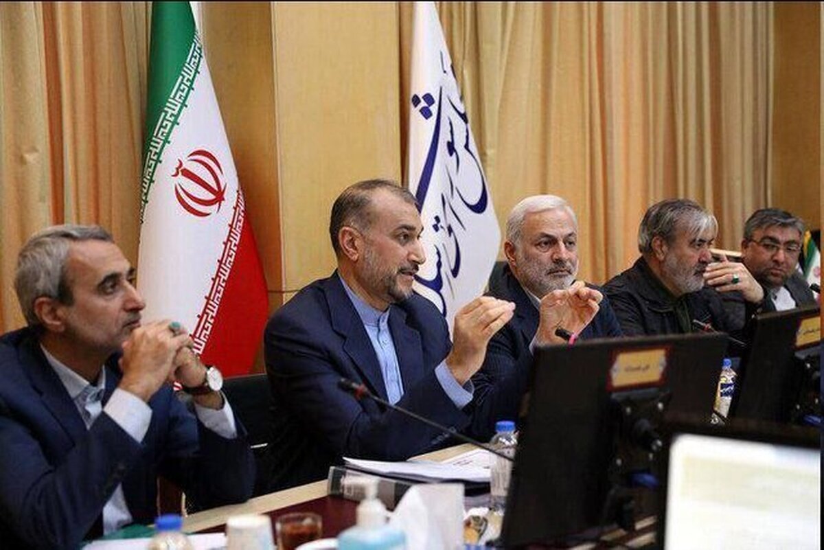 حضور وزیر امور خارجه در کمیسیون امنیت ملی و سیاست خارجی مجلس شورای اسلامی