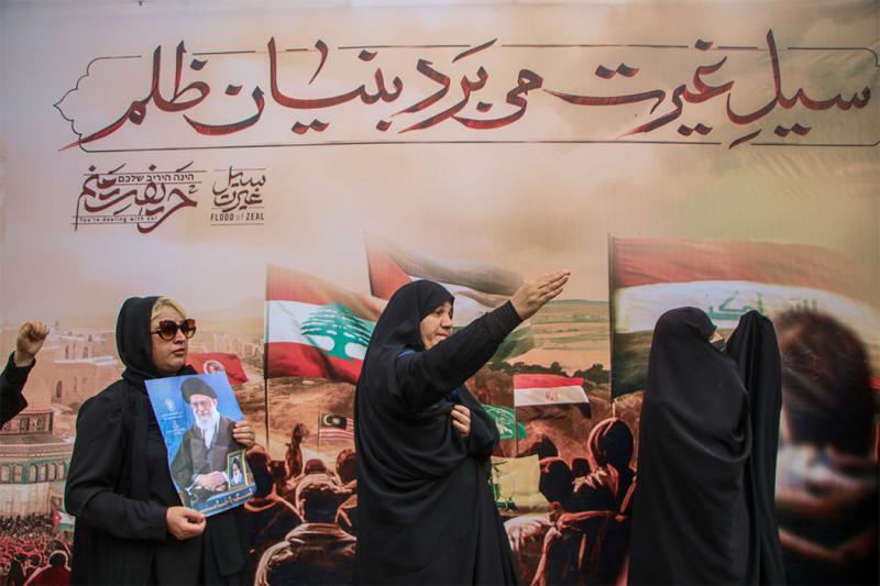 اجتماع پر شور مردم اهواز در حمایت از مردم غزه برگزار شد + عکس