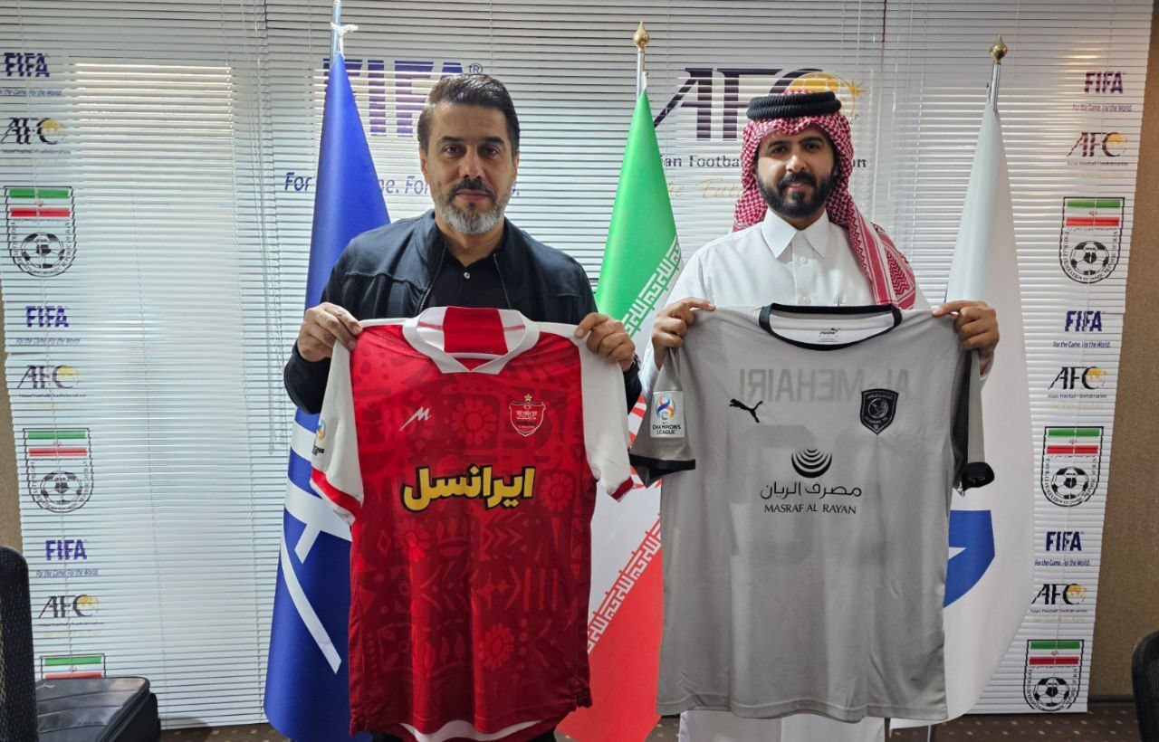 رونمایی از پیراهن پرسپولیس و الدحیل+ عکس رونمایی از پیراهن پرسپولیس و الدحیل+ عکس