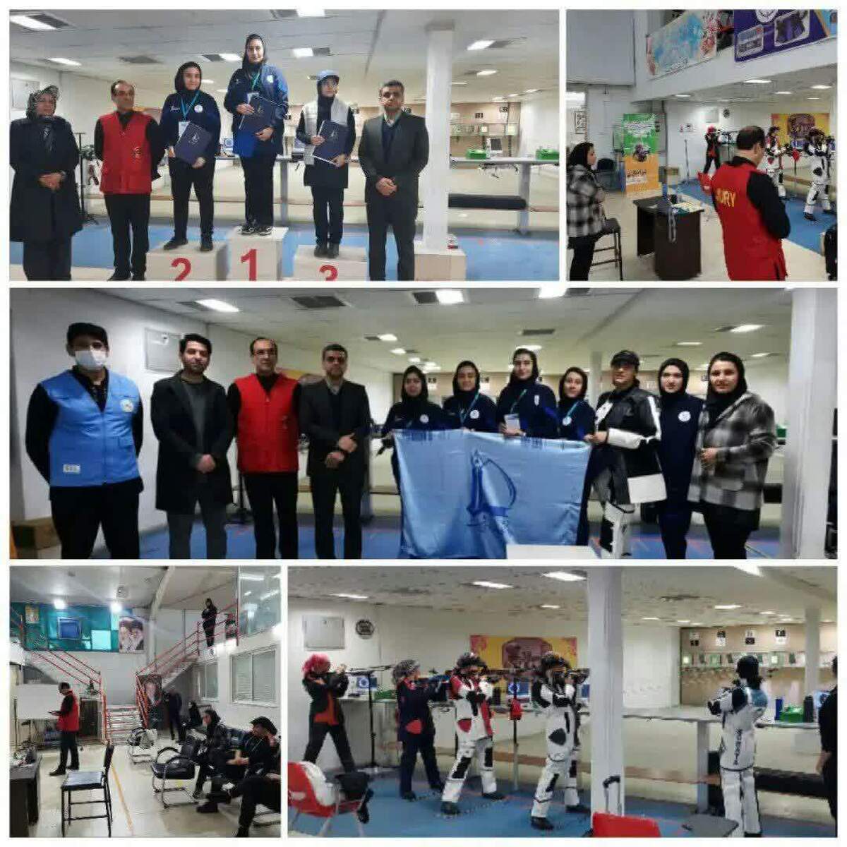 قهرمانی تیم تیراندازی دختران دانشگاه فردوسی مشهد در مسابقات منطقه ۹ کشور