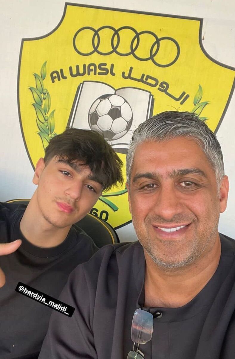 دو مجیدی تماشاگر شکست مجیدی شد+ عکس