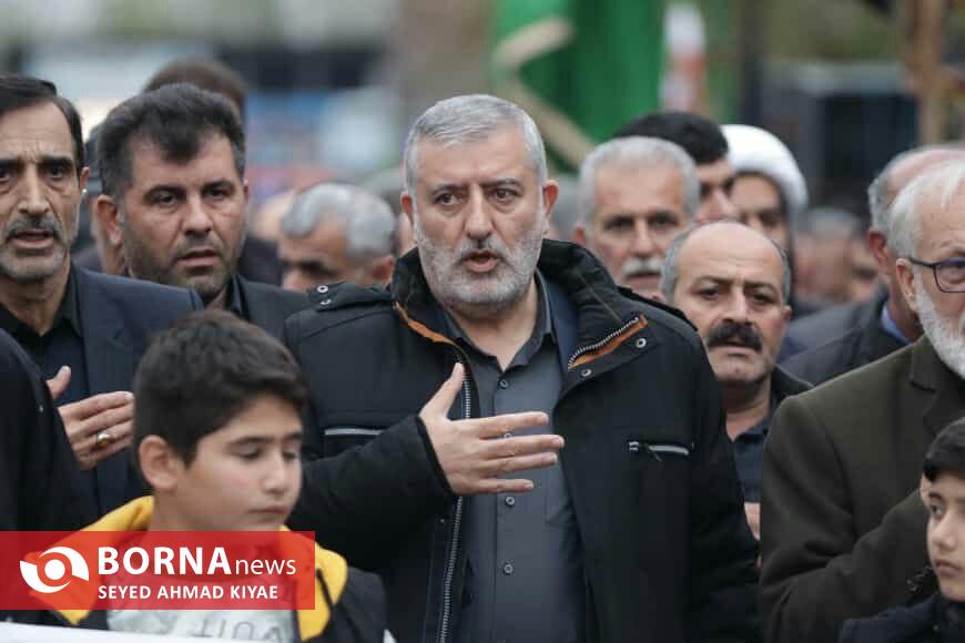 برگزاری مراسم تشییع یک شهید گمنام در رودبنه لاهیجان