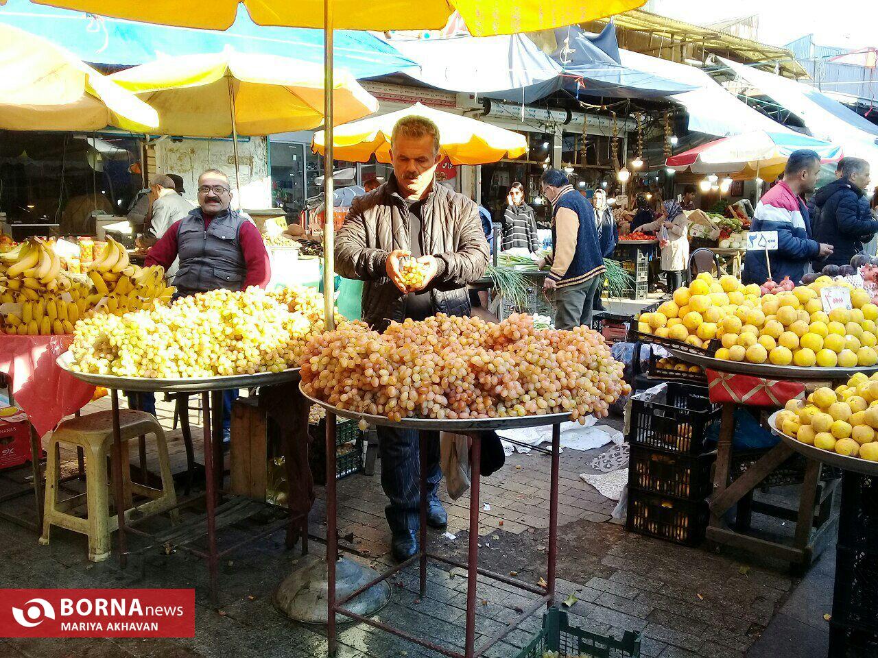 بازار رشت در شب یلدا بازار رشت در شب یلدا