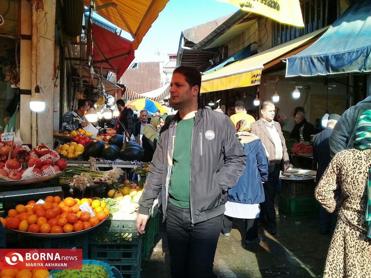 بازار رشت در شب یلدا بازار رشت در شب یلدا