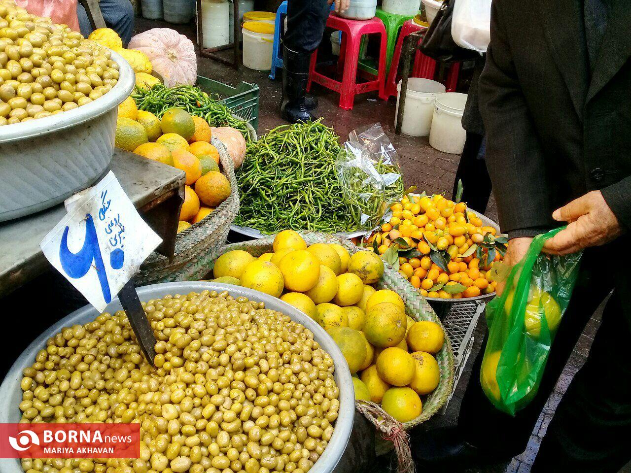 بازار رشت در شب یلدا بازار رشت در شب یلدا