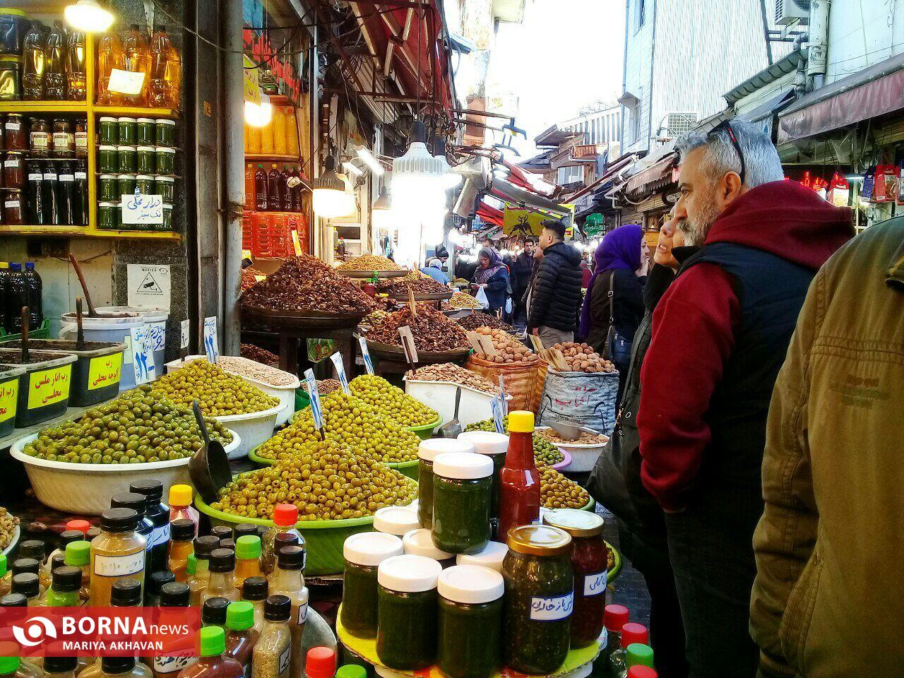 بازار رشت در شب یلدا بازار رشت در شب یلدا