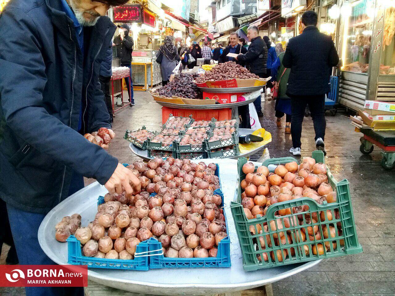 بازار رشت در شب یلدا بازار رشت در شب یلدا