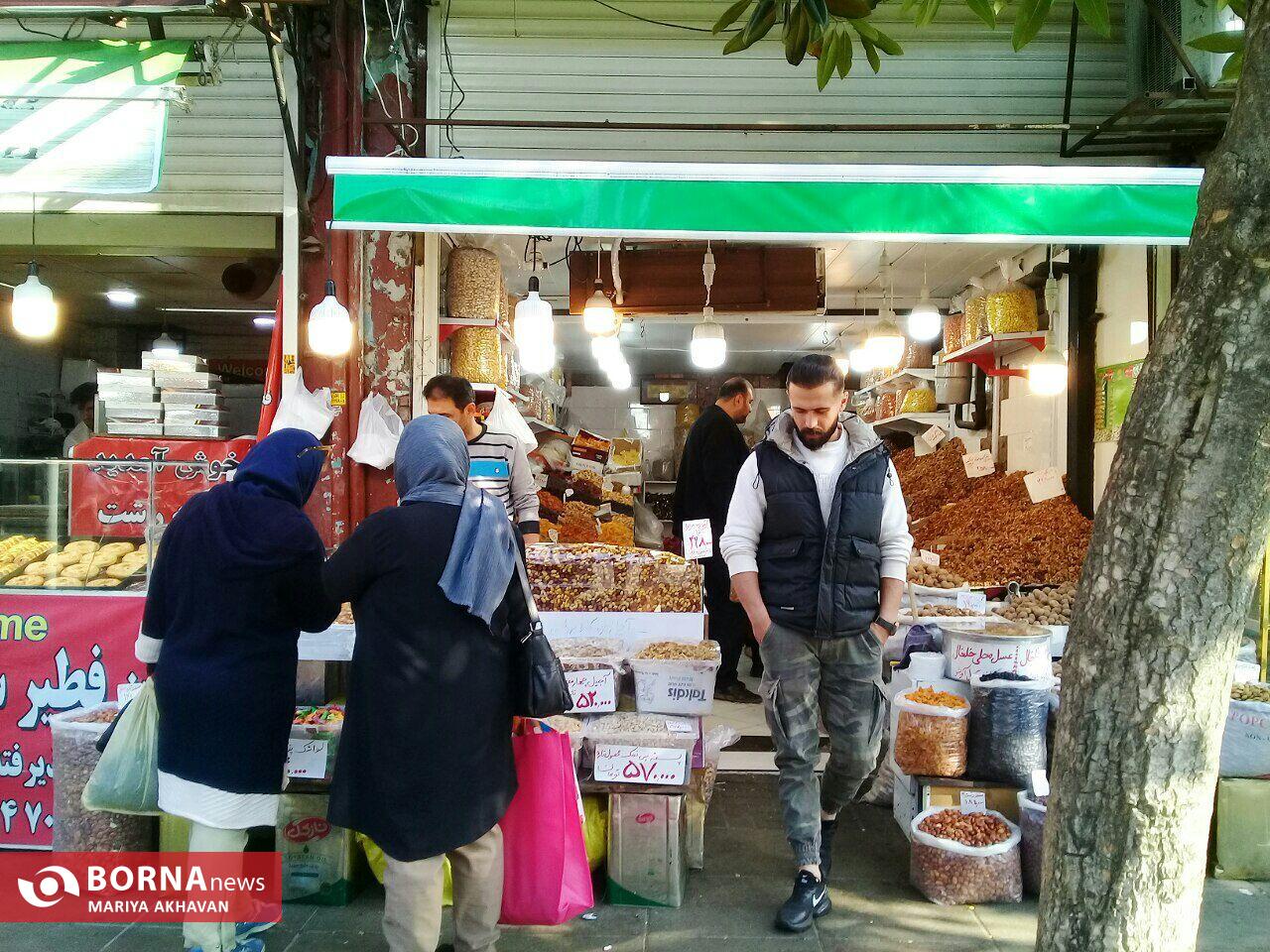 بازار رشت در شب یلدا بازار رشت در شب یلدا