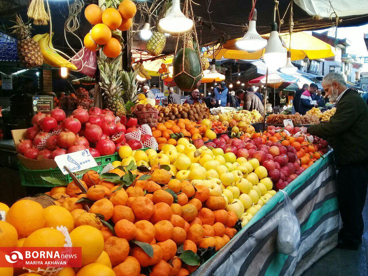 بازار رشت در شب یلدا بازار رشت در شب یلدا