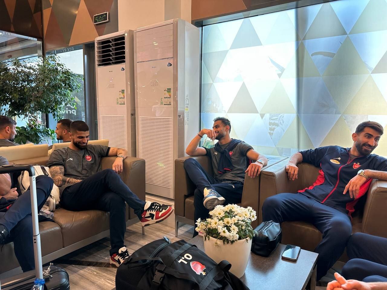 گزارش تصویری از ورود پرسپولیسی‌ها به ریاض