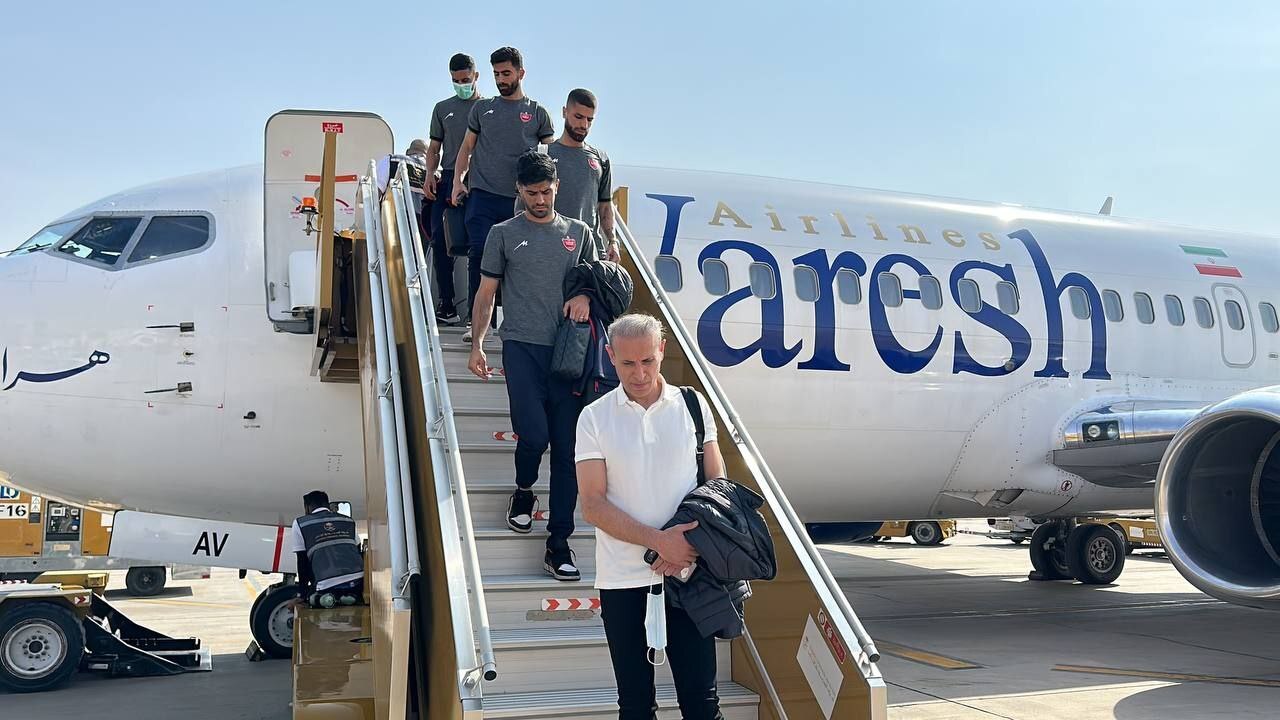 گزارش تصویری از ورود پرسپولیسی‌ها به ریاض