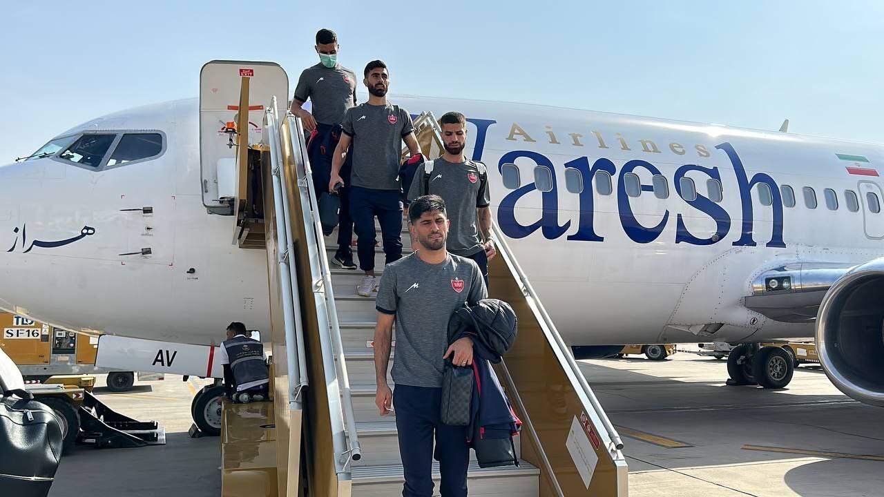گزارش تصویری از ورود پرسپولیسی‌ها به ریاض