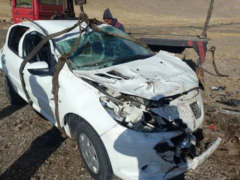 تصادف شدید مهاجم پرسپولیسی +سند