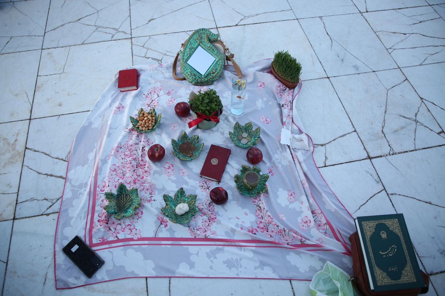 حال و هوای تحویل سال ۱۴۰۳ در مسجد مقدس جمکران