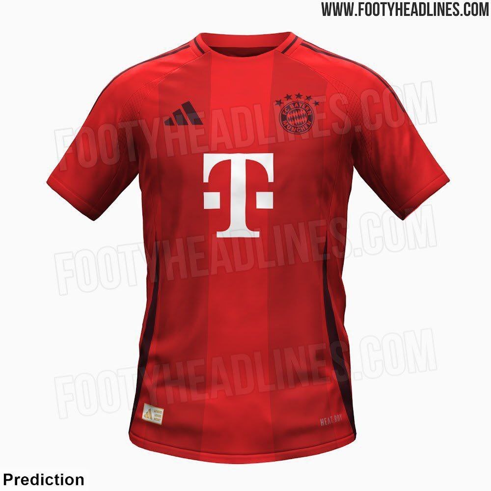 رونمایی از طرح احتمالی پیراهن بایرن مونیخ برای فصل ۲۵-۲۰۲۴