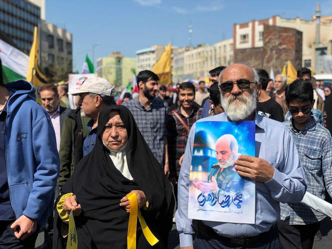 خروش ایرانی ها علیه صهیونیسم بین الملل در راهپیمایی روز جهانی قدس