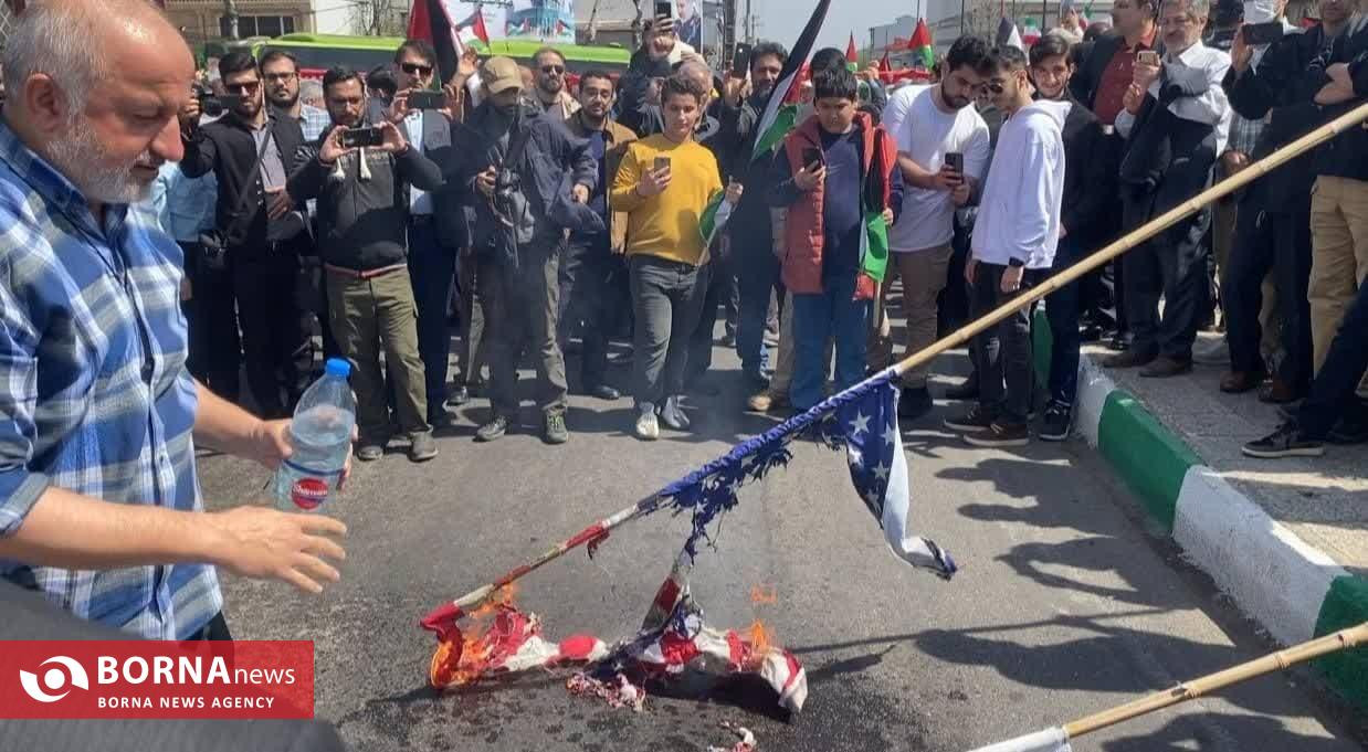 حضور مسوولین در راهپیمایی امروز روزجهانی قدس در رشت