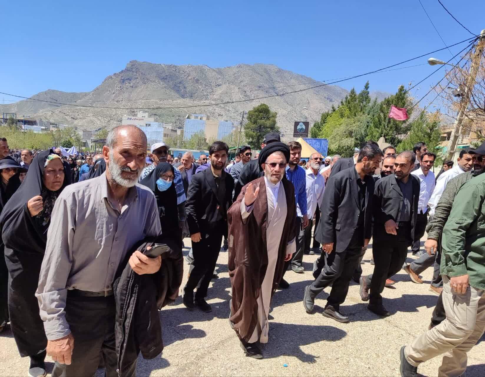 تجدید میثاق مردم لرستان بر دفاع از مردم مظلوم فلسطین تا نابودی رژیم جعلی اسرائیل