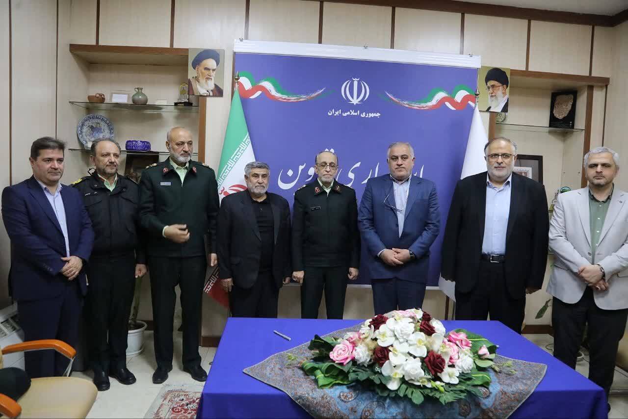 تفاهم نامه همکاری نیروی انتظامی و بنیاد مسکن استان قزوین منعقد شد