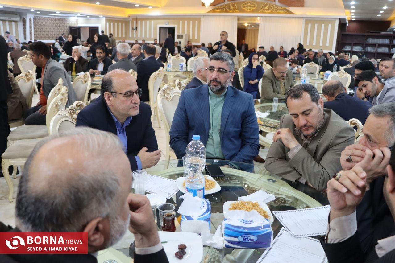 برگزاری مراسم گلریزان آزادی زندانیان در لاهیجان