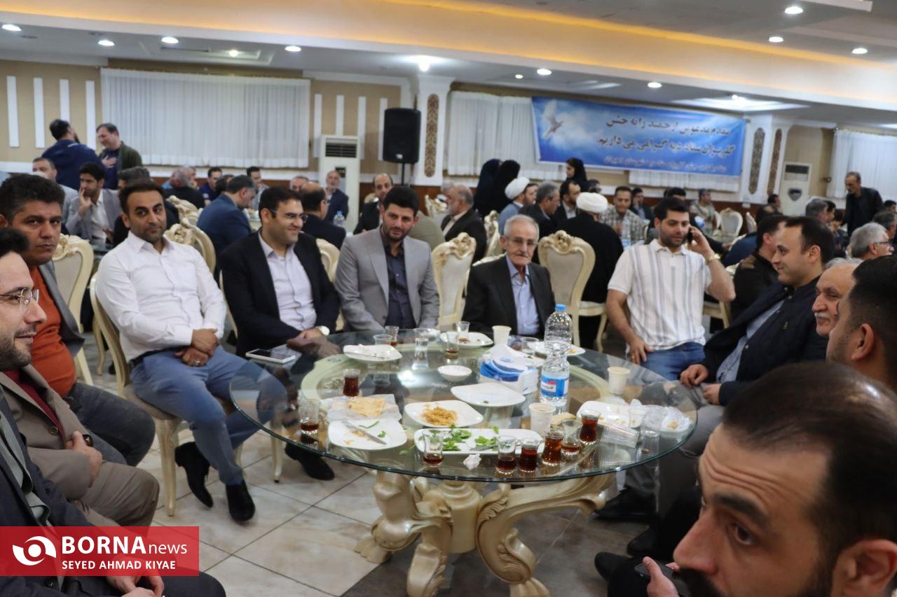 برگزاری مراسم گلریزان آزادی زندانیان در لاهیجان