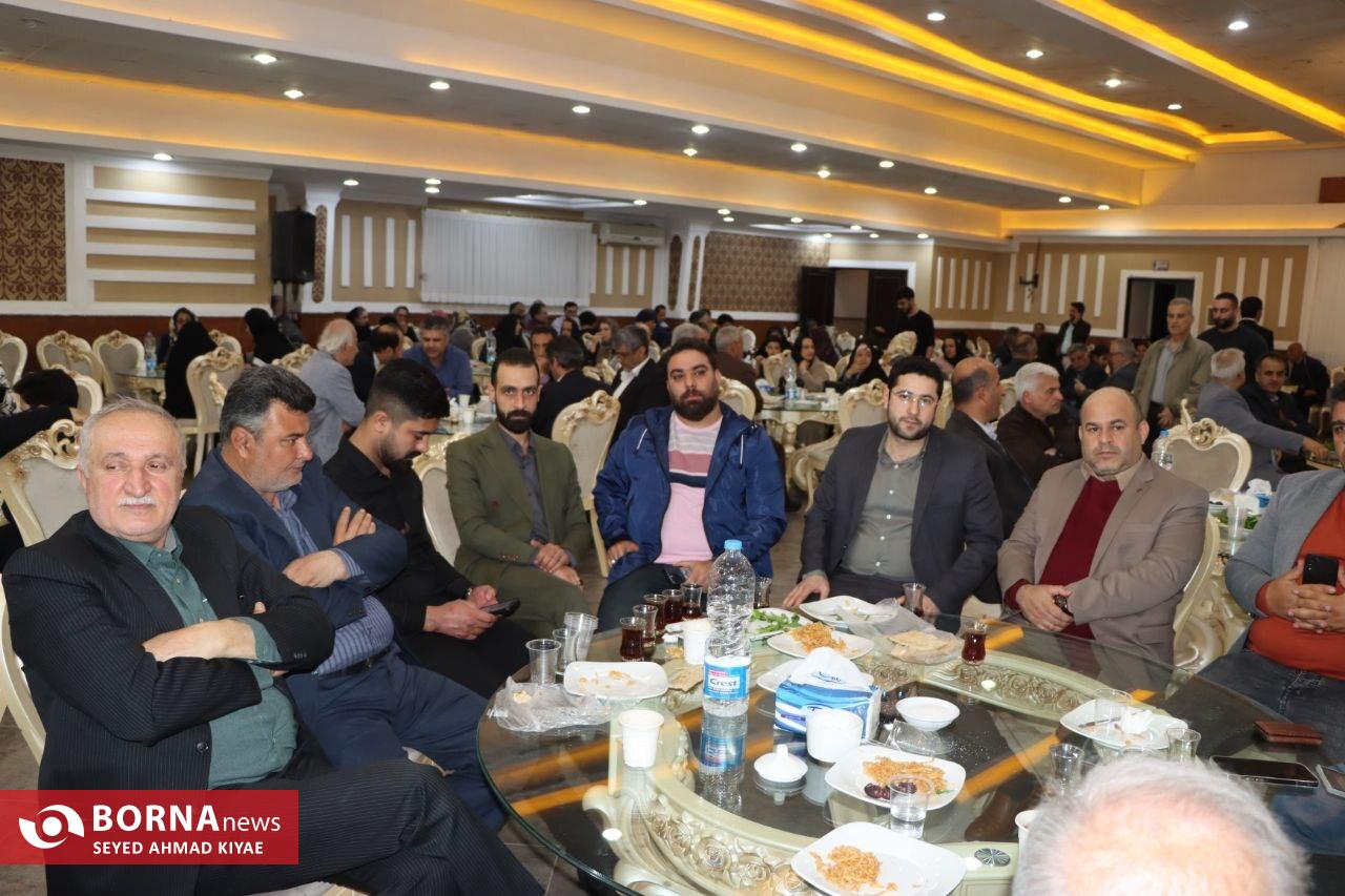 برگزاری مراسم گلریزان آزادی زندانیان در لاهیجان