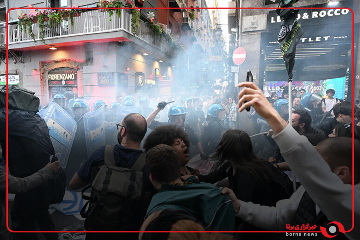 سرکوب خشونت بار معترضان ضد ناتو در ایتالیا