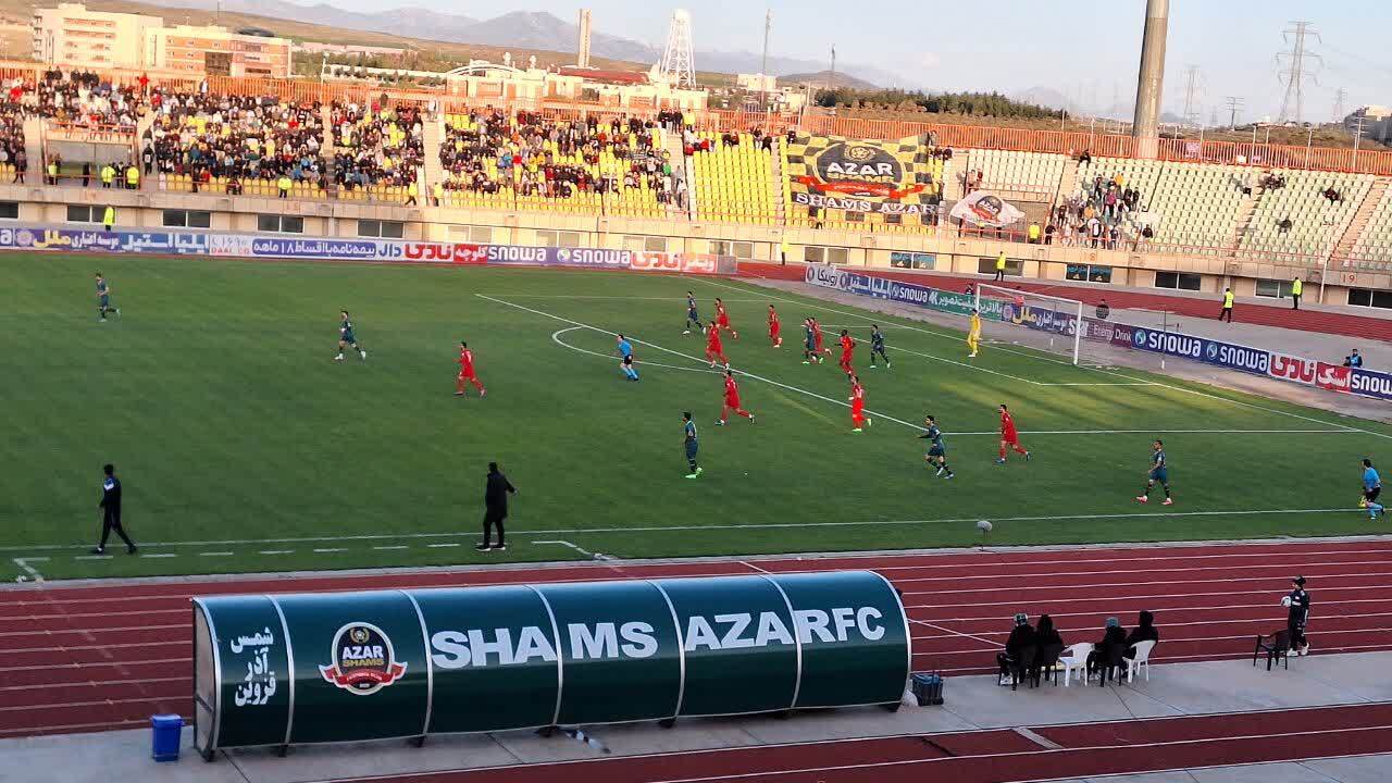 سه امتیاز ارزشمند بازی خانگی برای شمس آذر