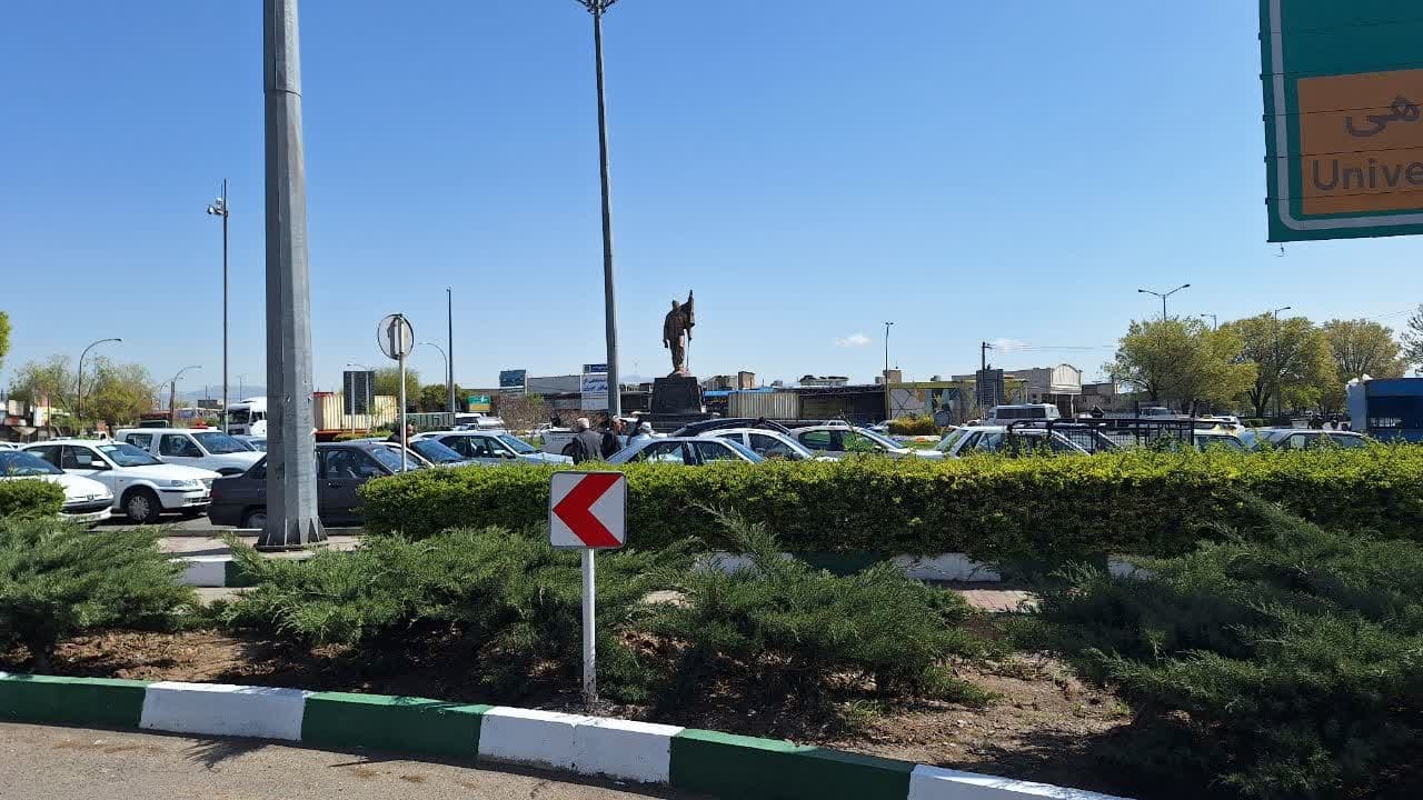 عملیات ساخت تقاطع غیر هم سطح دفاع مقدس در قزوین آغاز شد